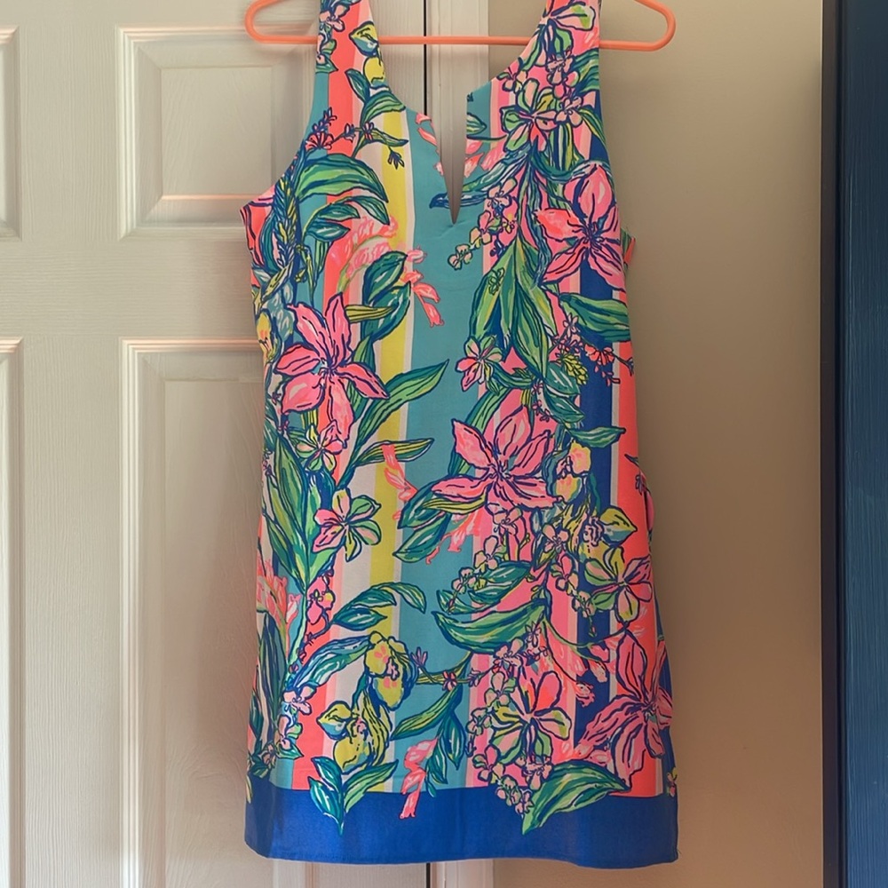 Lilly Pulitzer Vibrant Floral Tank Top Dress - Picture 9 of 9